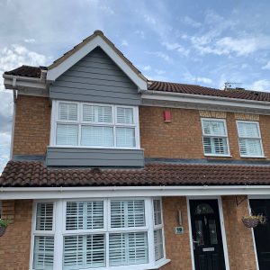 wall cladding installation, composite cladding, external wall cladding, cladding installation, external upvc cladding installation, fascia and gutter replacement, guttering and fascia replacement, replacing fascia boards, fascia boards replacement